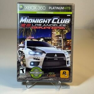 Midnight Club Los Angeles Complete Edition Xbox 360 Platinum Hits